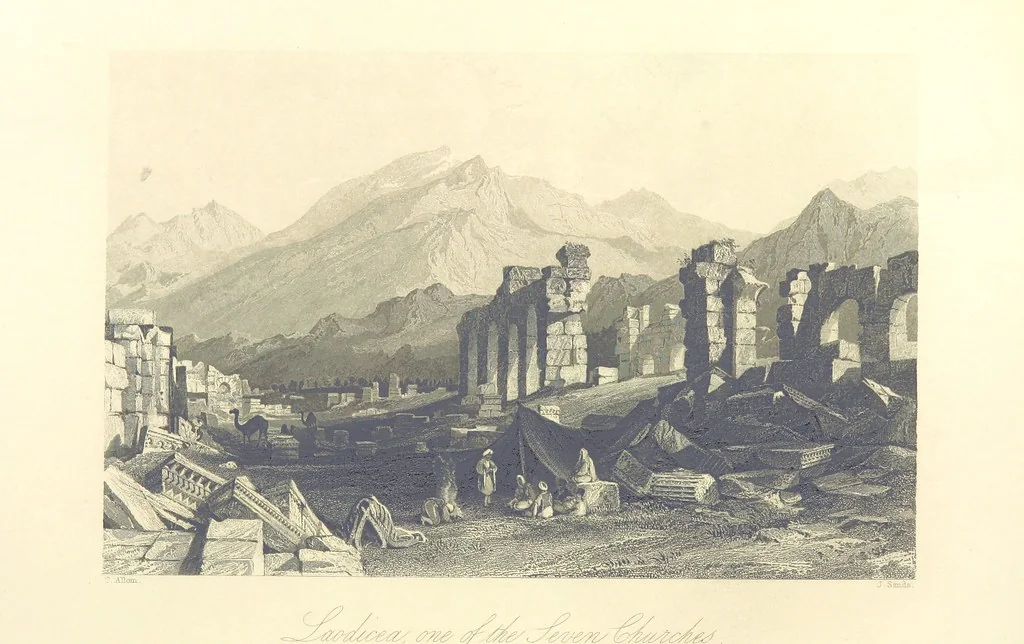 An illustration from Syria, the Holy Land, Asia Minor, &c., illustrated. In a series of views drawn from nature by W. H. Bartlett, William Purser (Thomas Allom), &c. With descriptions of the plates by J. Carne. [With maps, 1861, leaf 548