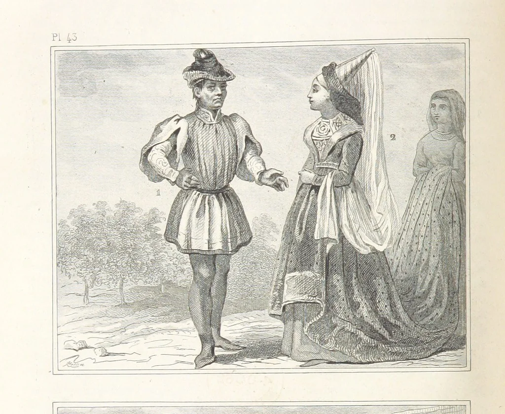An illustration from Le Monde, histoire de tous les peuples depuis les temps les plus reculés jusqu'à nos jours, par MM. Saint Prosper, de Saurigny, Duponchel, le baron Korff, Belloc et l'abbé Martin, revue et continuée par M. E. de Lostalot-Bachoué. Édition illustrée, etc, 1858, leaf 170