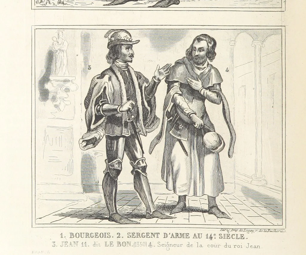 An illustration from Le Monde, histoire de tous les peuples depuis les temps les plus reculés jusqu'à nos jours, par MM. Saint Prosper, de Saurigny, Duponchel, le baron Korff, Belloc et l'abbé Martin, revue et continuée par M. E. de Lostalot-Bachoué. Édition illustrée, etc, 1858, leaf 32