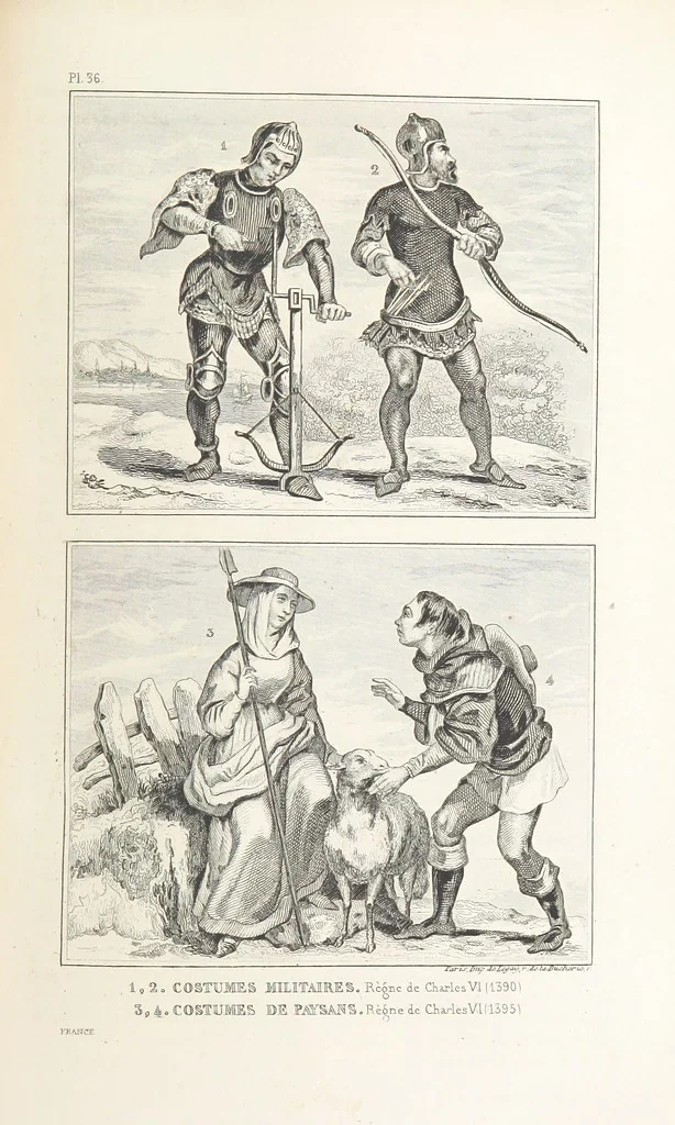 An illustration from Le Monde, histoire de tous les peuples depuis les temps les plus reculés jusqu'à nos jours, par MM. Saint Prosper, de Saurigny, Duponchel, le baron Korff, Belloc et l'abbé Martin, revue et continuée par M. E. de Lostalot-Bachoué. Édition illustrée, etc, 1858, leaf 85