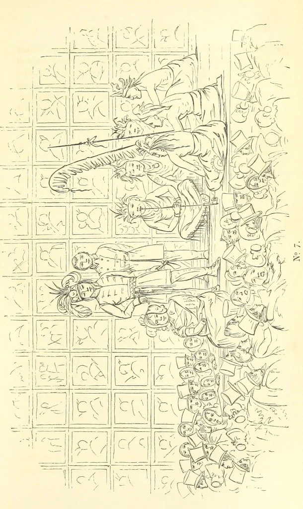 An illustration from Catlin's Notes of Eight Years' Travels and Residence in Europe, with the North American Indian Collection. With anecdotes and incidents of the travels and adventures of three different parties of American Indians, whom he introduced to the Courts of England, France and Belgium, 1848, leaf 193