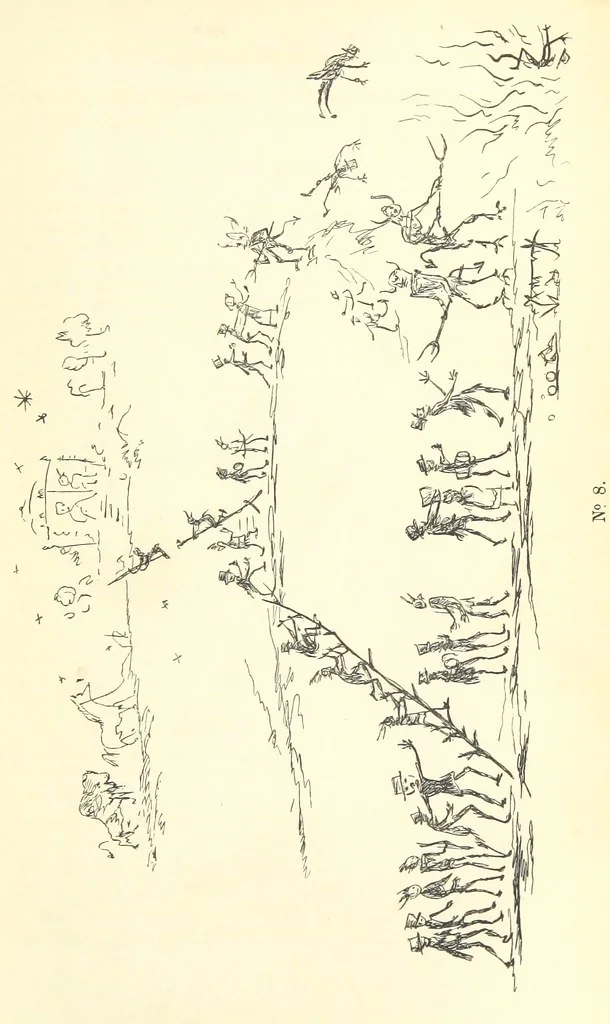 An illustration from Catlin's Notes of Eight Years' Travels and Residence in Europe, with the North American Indian Collection. With anecdotes and incidents of the travels and adventures of three different parties of American Indians, whom he introduced to the Courts of England, France and Belgium, 1848, leaf 205
