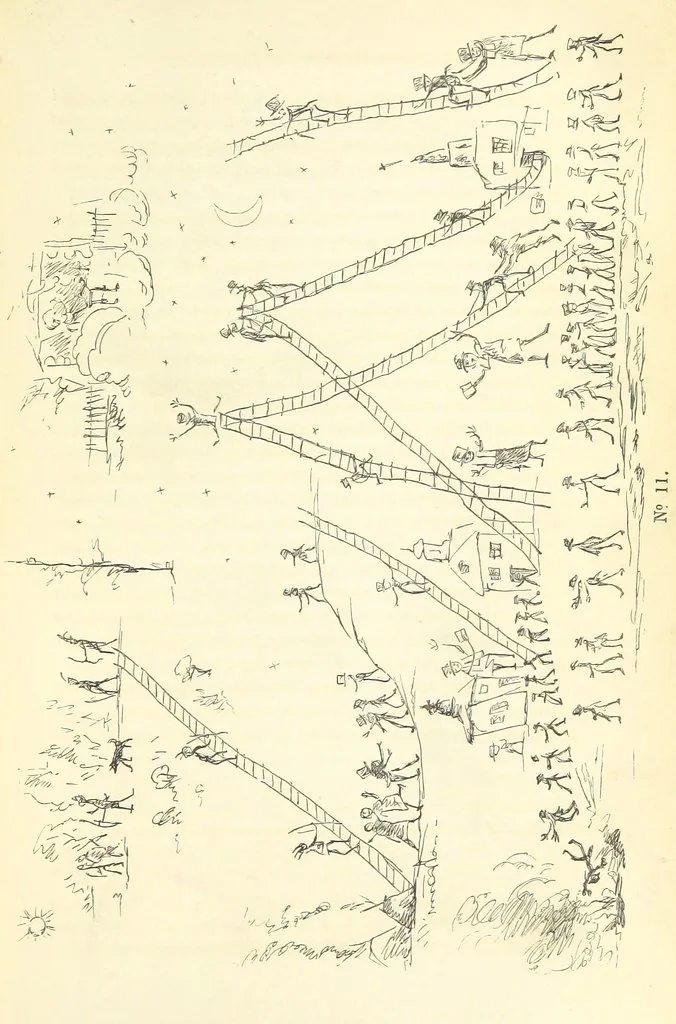 An illustration from Catlin's Notes of Eight Years' Travels and Residence in Europe, with the North American Indian Collection. With anecdotes and incidents of the travels and adventures of three different parties of American Indians, whom he introduced to the Courts of England, France and Belgium, 1848, leaf 409