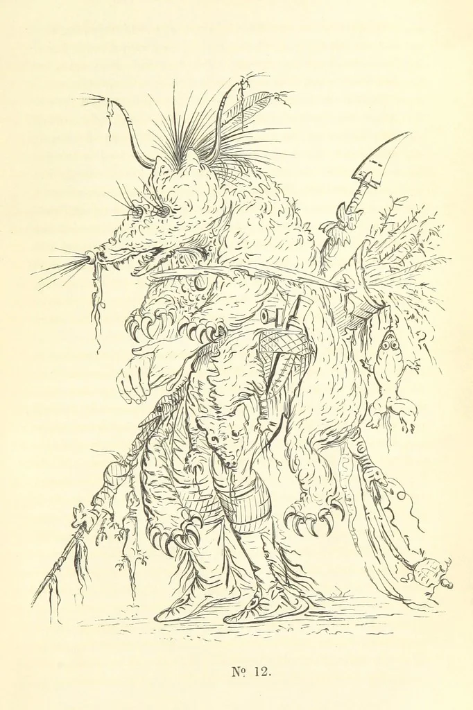 An illustration from Catlin's Notes of Eight Years' Travels and Residence in Europe, with the North American Indian Collection. With anecdotes and incidents of the travels and adventures of three different parties of American Indians, whom he introduced to the Courts of England, France and Belgium, 1848, leaf 431