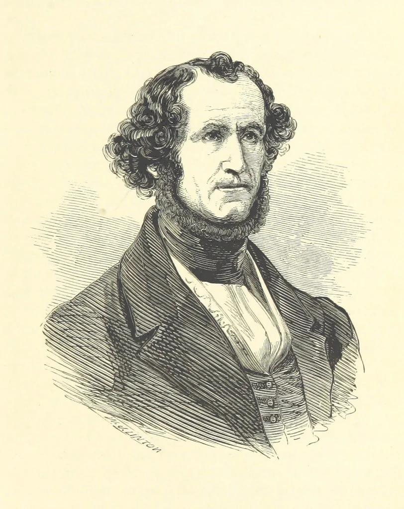 An illustration from Catlin's Notes of Eight Years' Travels and Residence in Europe, with the North American Indian Collection. With anecdotes and incidents of the travels and adventures of three different parties of American Indians, whom he introduced to the Courts of England, France and Belgium, 1848, leaf 51