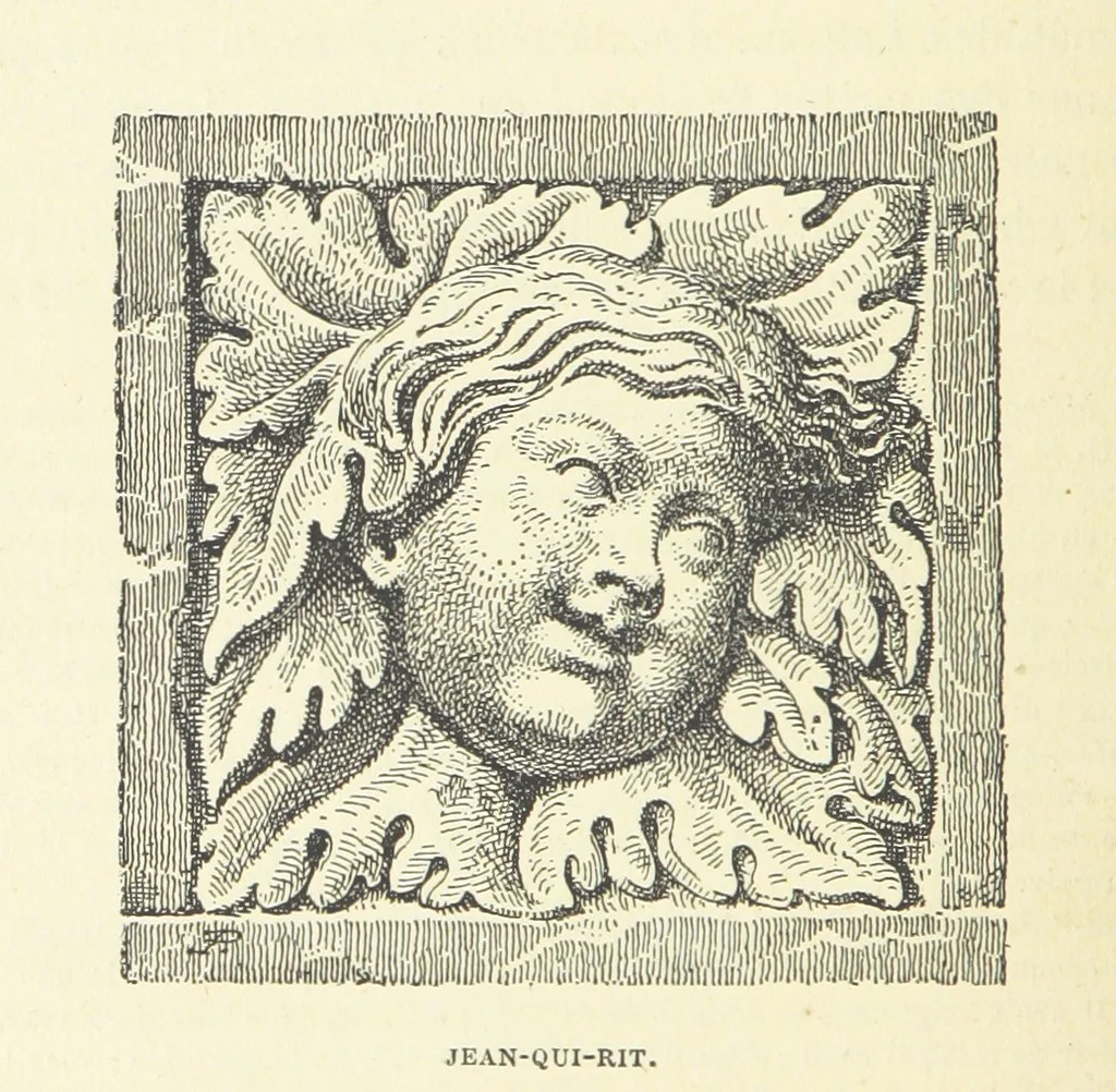 An illustration from Histoire du Collège des Bons-Enfants de l'Université de Reims depuis son origine jusqu'à ses récentes transformations ... Édition ornée de plans, gravures et vignettes, etc, 1885, leaf 332