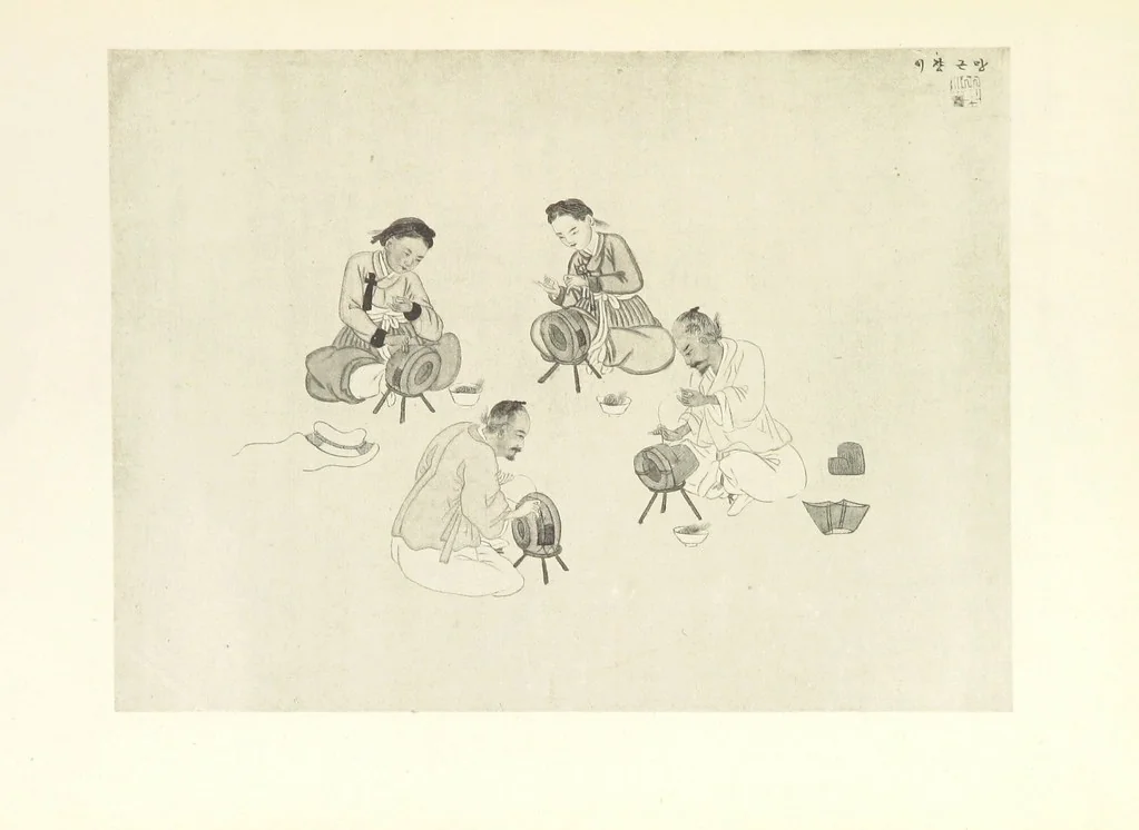An illustration from Korea and the Sacred White Mountain ... with an account of an ascent of the White Mountain by Captain H. E. Goold-Adams. With ... illustrations and ... maps, 1894, leaf 127