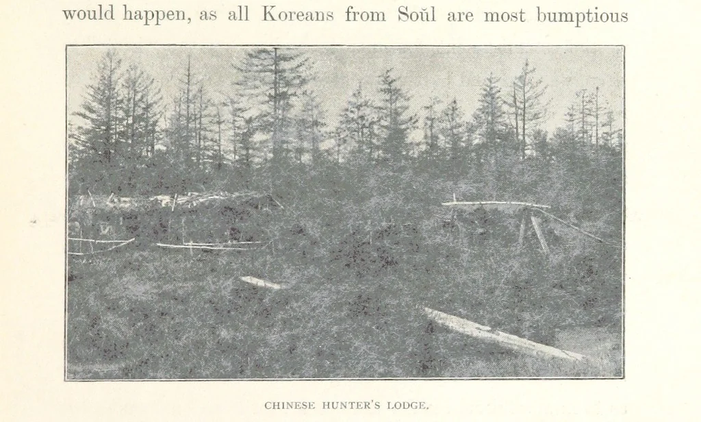 An illustration from Korea and the Sacred White Mountain ... with an account of an ascent of the White Mountain by Captain H. E. Goold-Adams. With ... illustrations and ... maps, 1894, leaf 229