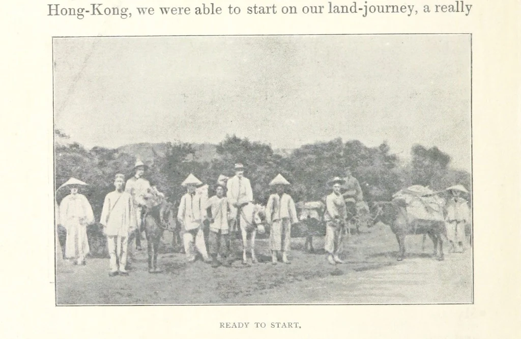 An illustration from Korea and the Sacred White Mountain ... with an account of an ascent of the White Mountain by Captain H. E. Goold-Adams. With ... illustrations and ... maps, 1894, leaf 68