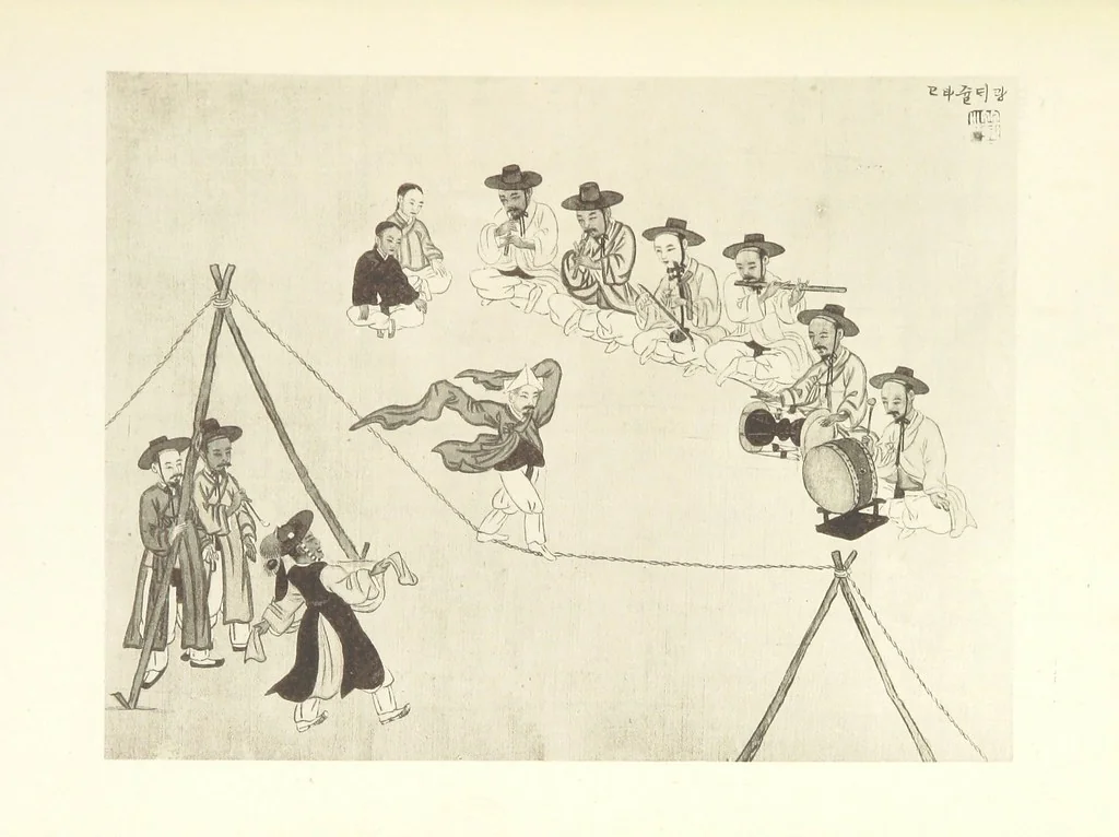 An illustration from Korea and the Sacred White Mountain ... with an account of an ascent of the White Mountain by Captain H. E. Goold-Adams. With ... illustrations and ... maps, 1894, leaf 87