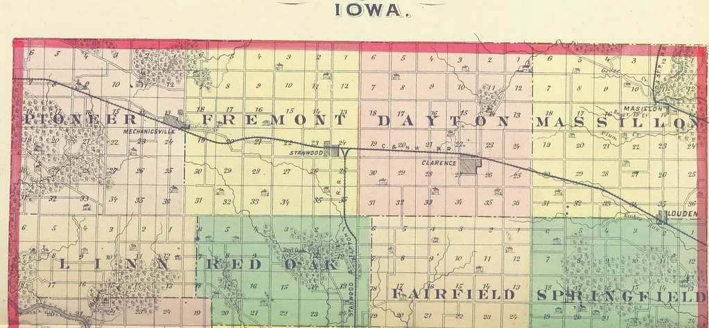 An illustration from The History of Cedar County, Iowa ... Illustrated, 1878, leaf 14