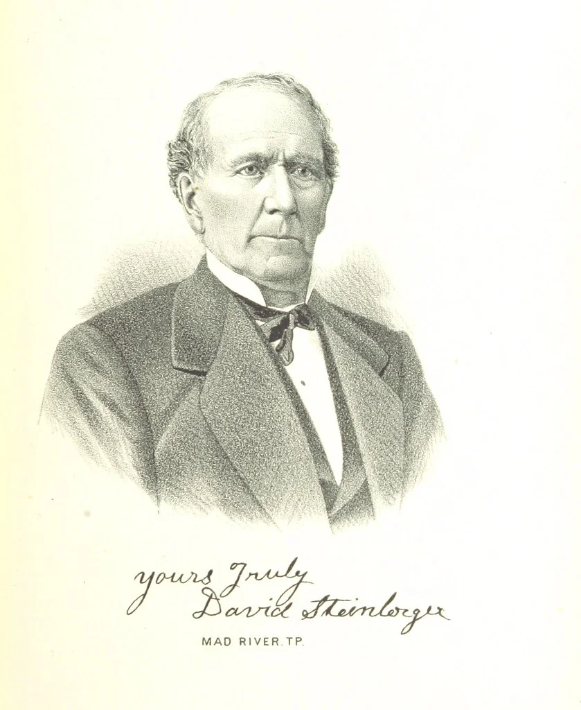 An illustration from The History of Champaign County, Ohio, containing a history of the county [by J. W. Ogden] ... history of Ohio, etc., etc. Illustrated, 1881, leaf 273