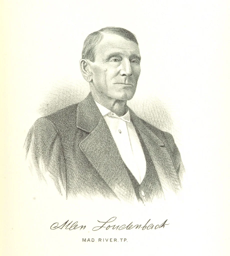 An illustration from The History of Champaign County, Ohio, containing a history of the county [by J. W. Ogden] ... history of Ohio, etc., etc. Illustrated, 1881, leaf 291
