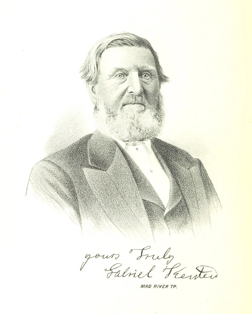 An illustration from The History of Champaign County, Ohio, containing a history of the county [by J. W. Ogden] ... history of Ohio, etc., etc. Illustrated, 1881, leaf 310