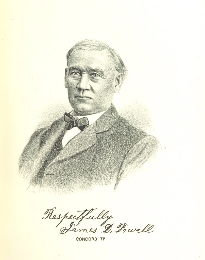 An illustration from The History of Champaign County, Ohio, containing a history of the county [by J. W. Ogden] ... history of Ohio, etc., etc. Illustrated, 1881, leaf 423