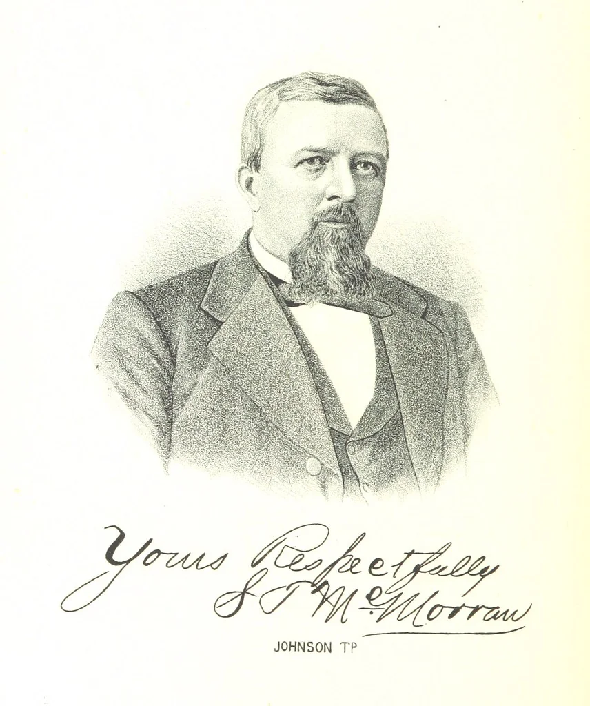 An illustration from The History of Champaign County, Ohio, containing a history of the county [by J. W. Ogden] ... history of Ohio, etc., etc. Illustrated, 1881, leaf 442