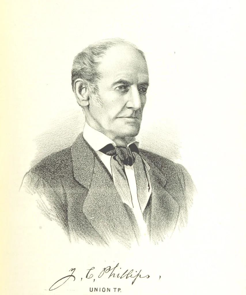 An illustration from The History of Champaign County, Ohio, containing a history of the county [by J. W. Ogden] ... history of Ohio, etc., etc. Illustrated, 1881, leaf 461