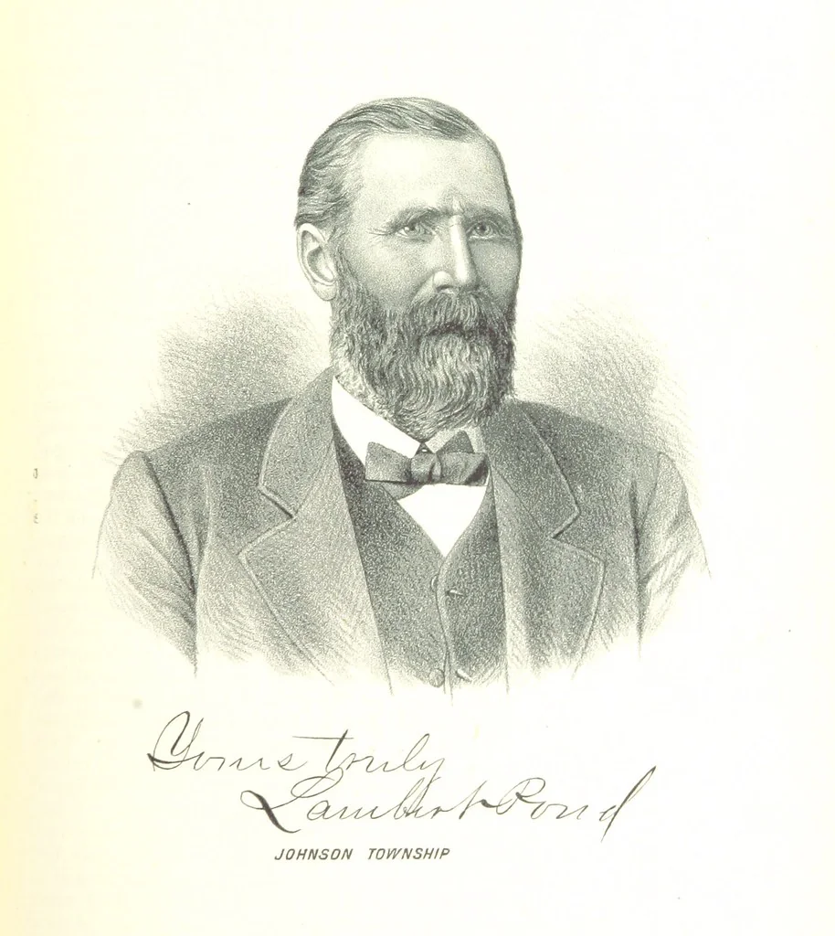 An illustration from The History of Champaign County, Ohio, containing a history of the county [by J. W. Ogden] ... history of Ohio, etc., etc. Illustrated, 1881, leaf 497