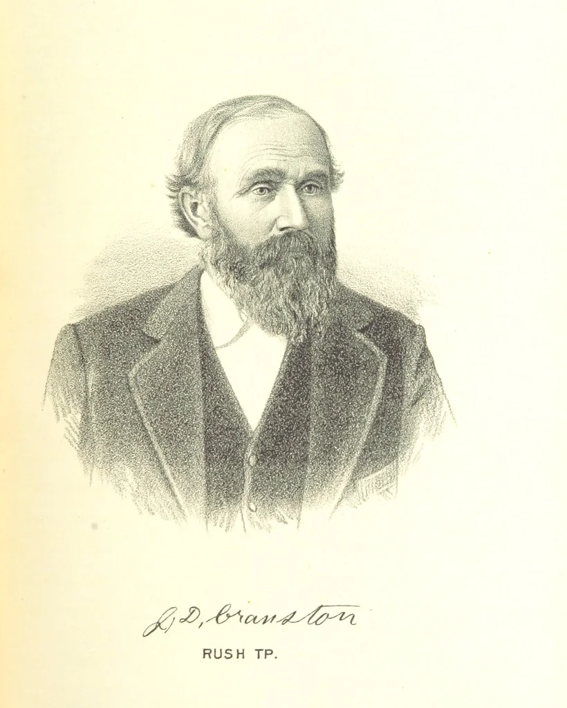 An illustration from The History of Champaign County, Ohio, containing a history of the county [by J. W. Ogden] ... history of Ohio, etc., etc. Illustrated, 1881, leaf 551