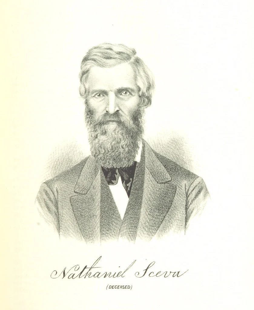 An illustration from The History of Champaign County, Ohio, containing a history of the county [by J. W. Ogden] ... history of Ohio, etc., etc. Illustrated, 1881, leaf 607
