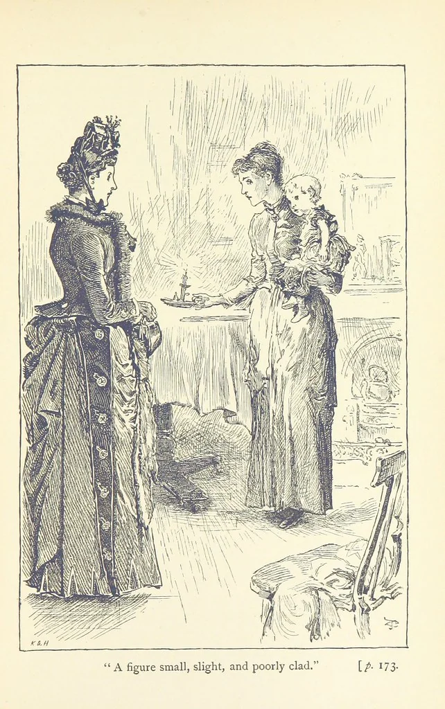 An illustration from More Precious than Gold, 1889, leaf 179