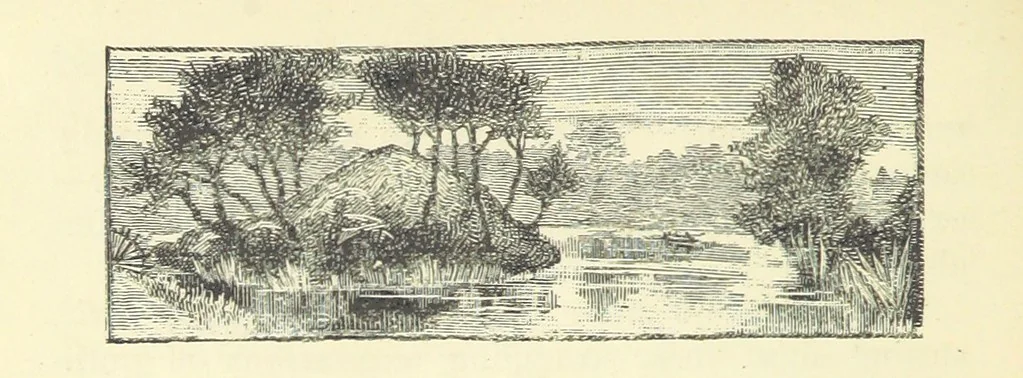 An illustration from More Precious than Gold, 1889, leaf 298