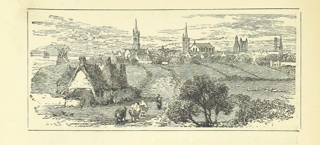 An illustration from More Precious than Gold, 1889, leaf 308