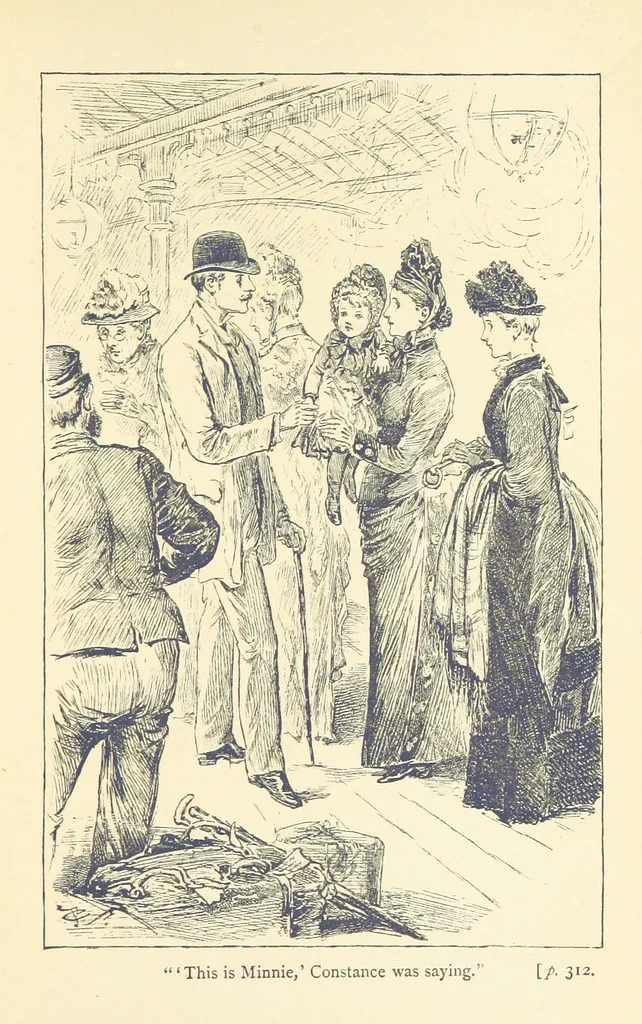 An illustration from More Precious than Gold, 1889, leaf 317
