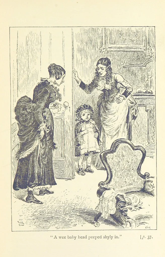 An illustration from More Precious than Gold, 1889, leaf 43