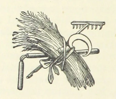An illustration from Bertha. [A novel, 1886, leaf 142