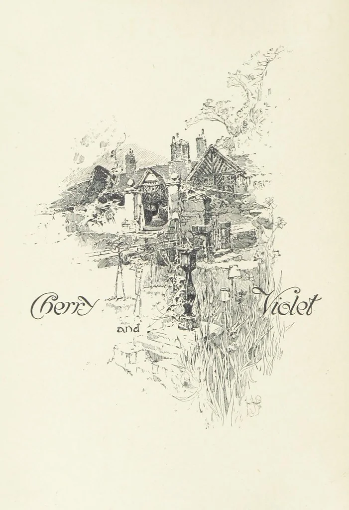 An illustration from Cherry & Violet, a tale of the Great Plague. By the author of “Mary Powell” [i.e. Anne Manning], 1897, leaf 12