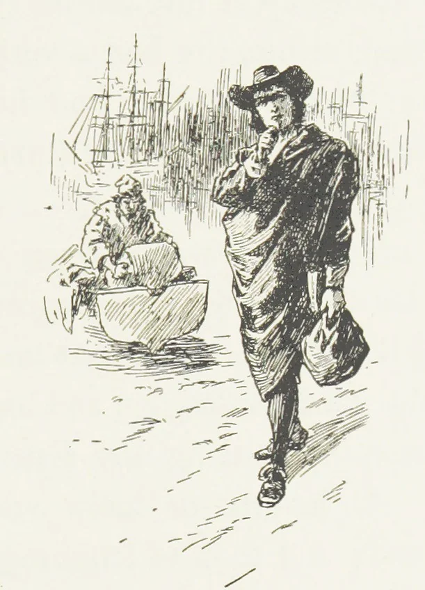 An illustration from Cherry & Violet, a tale of the Great Plague. By the author of “Mary Powell” [i.e. Anne Manning], 1897, leaf 159