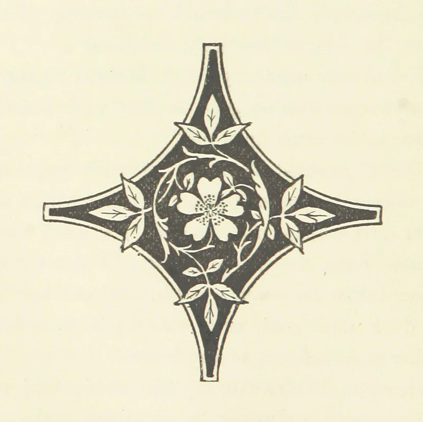 An illustration from Evelyn Manwaring. A tale of Hampton Court Palace, 1883, leaf 136