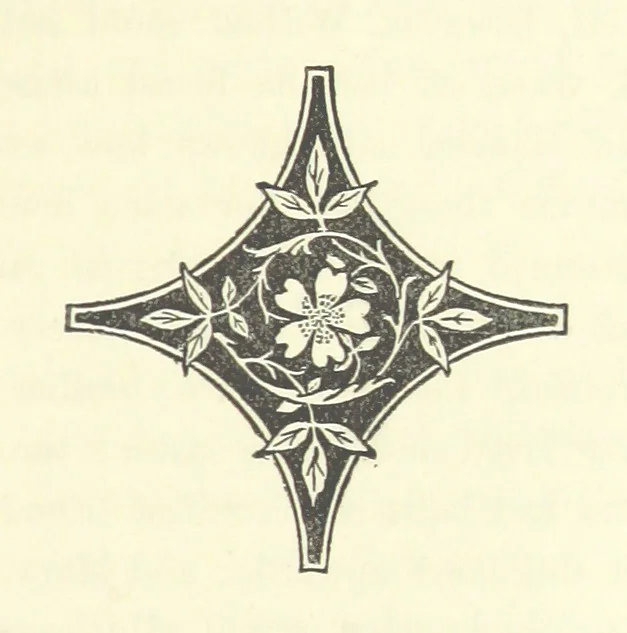 An illustration from Evelyn Manwaring. A tale of Hampton Court Palace, 1883, leaf 73