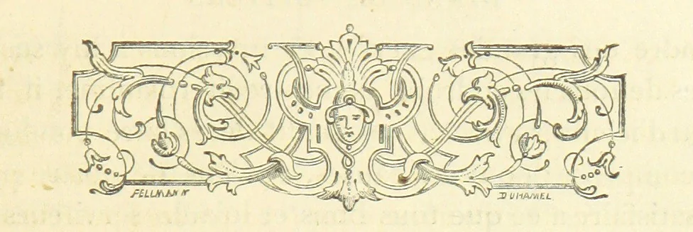 An illustration from Archives du château de Chenonceau. Diane de Poitiers au Conseil du Roi. Épisode de l'histoire de Chenonceau sous François Ier et Henry II, 1532-1556 ... Publié ... avec une introduction par M. l'abbé C. Chevalier, 1866, leaf 101
