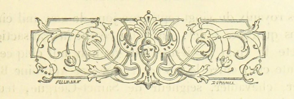 An illustration from Archives du château de Chenonceau. Diane de Poitiers au Conseil du Roi. Épisode de l'histoire de Chenonceau sous François Ier et Henry II, 1532-1556 ... Publié ... avec une introduction par M. l'abbé C. Chevalier, 1866, leaf 139
