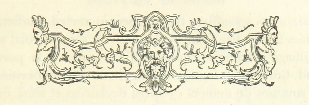 An illustration from Archives du château de Chenonceau. Diane de Poitiers au Conseil du Roi. Épisode de l'histoire de Chenonceau sous François Ier et Henry II, 1532-1556 ... Publié ... avec une introduction par M. l'abbé C. Chevalier, 1866, leaf 197