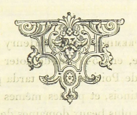An illustration from Archives du château de Chenonceau. Diane de Poitiers au Conseil du Roi. Épisode de l'histoire de Chenonceau sous François Ier et Henry II, 1532-1556 ... Publié ... avec une introduction par M. l'abbé C. Chevalier, 1866, leaf 25