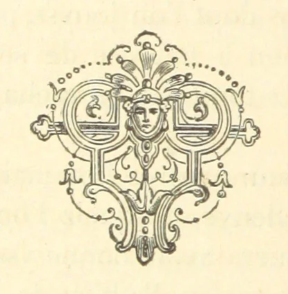 An illustration from Archives du château de Chenonceau. Diane de Poitiers au Conseil du Roi. Épisode de l'histoire de Chenonceau sous François Ier et Henry II, 1532-1556 ... Publié ... avec une introduction par M. l'abbé C. Chevalier, 1866, leaf 96