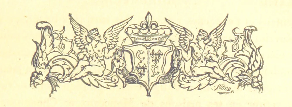 An illustration from Archives royales de Chenonceau. Pièces historiques relatives à la chastellenie de Chenonceau sous Louis XII, François Ier et Henry II, Diane de Poitiers et Catherine de Médicis. Publiées ... et avec une introduction par M. l'abbé C. Chevalier, 1864, leaf 137