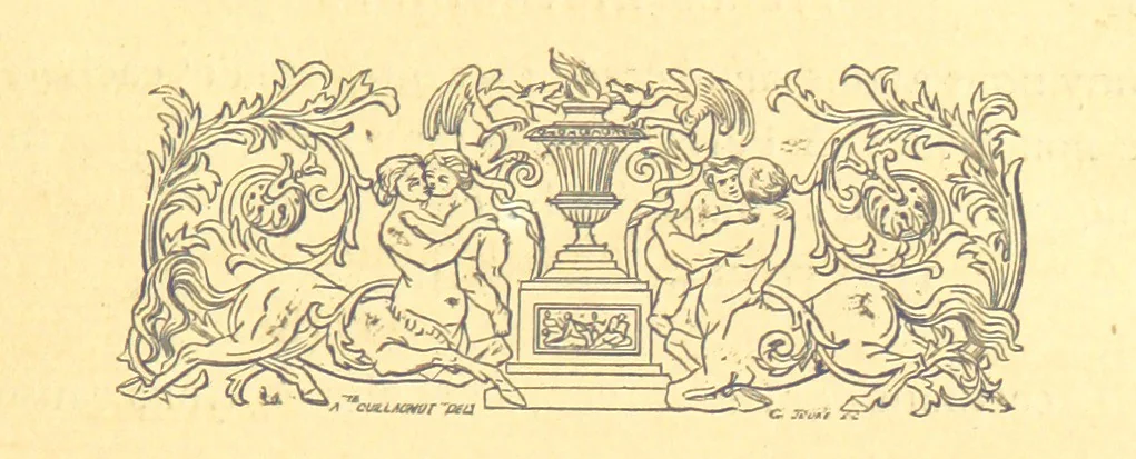 An illustration from Archives royales de Chenonceau. Pièces historiques relatives à la chastellenie de Chenonceau sous Louis XII, François Ier et Henry II, Diane de Poitiers et Catherine de Médicis. Publiées ... et avec une introduction par M. l'abbé C. Chevalier, 1864, leaf 373