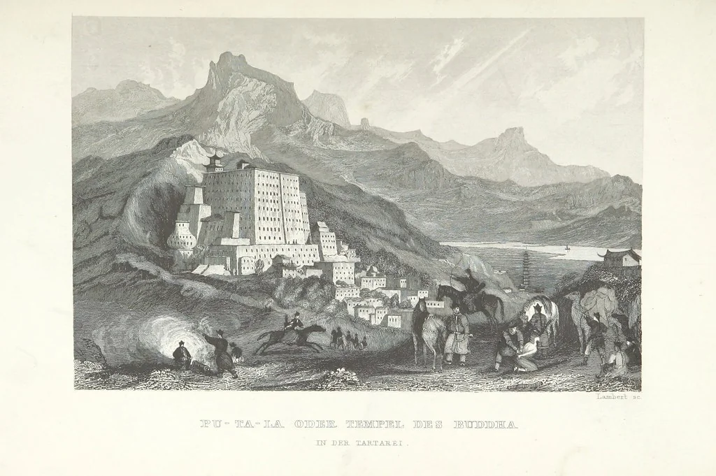 An illustration from China, historisch romantisch, malerisch. [A translation of parts of “China, in a series of views ... By Thomas Allom Esq. with historical and descriptive notes by the Rev. G. N. Wright.” With a selection from the engravings, 1843, leaf 409
