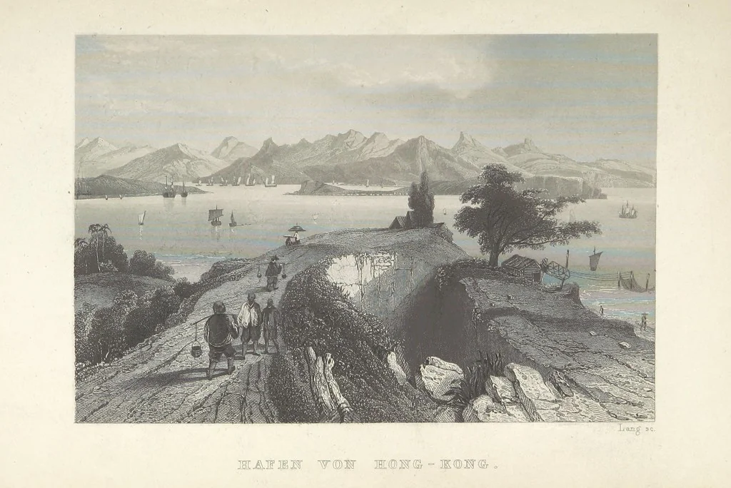 An illustration from China, historisch romantisch, malerisch. [A translation of parts of “China, in a series of views ... By Thomas Allom Esq. with historical and descriptive notes by the Rev. G. N. Wright.” With a selection from the engravings, 1843, leaf 411