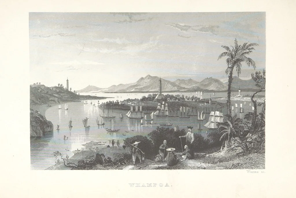 An illustration from China, historisch romantisch, malerisch. [A translation of parts of “China, in a series of views ... By Thomas Allom Esq. with historical and descriptive notes by the Rev. G. N. Wright.” With a selection from the engravings, 1843, leaf 431