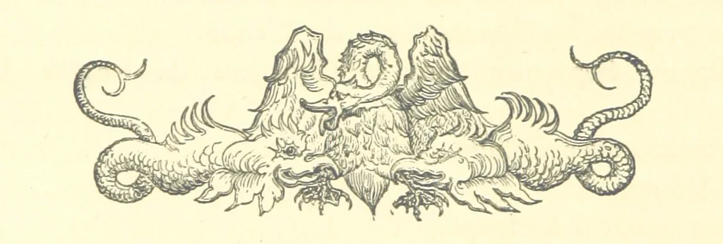 An illustration from Histoire générale de Dauphiné ... Rééditée & réimprimée par Chenevier (et Chavet). (Histoire généalogique de la maison de Sassenage.), 1878, leaf 28