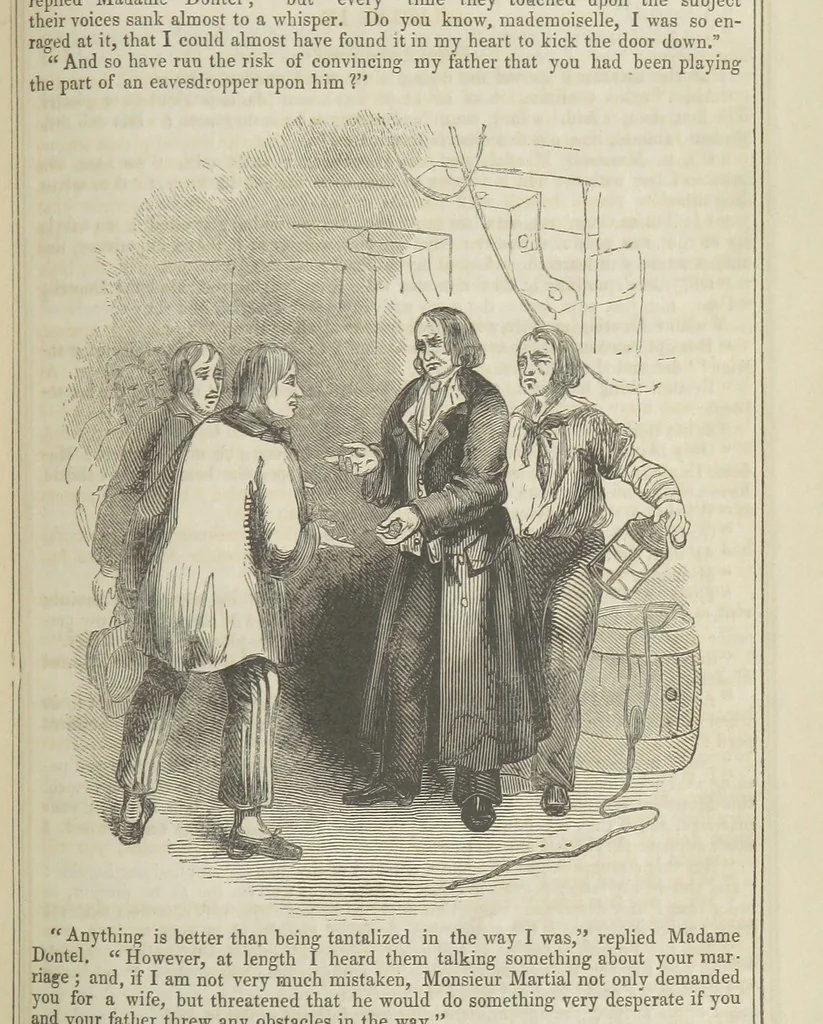 An illustration from Clarisse: or the Merchant's daughter. A romance, 1847, leaf 109