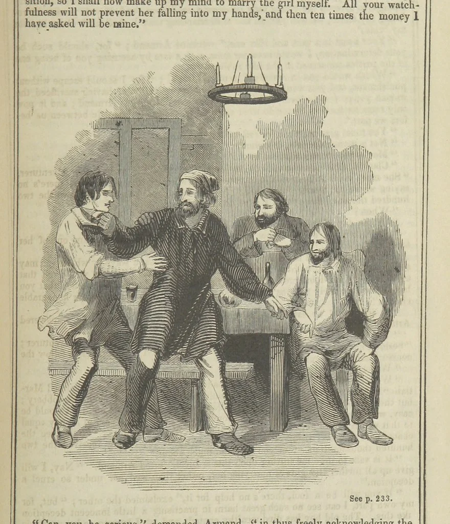 An illustration from Clarisse: or the Merchant's daughter. A romance, 1847, leaf 237
