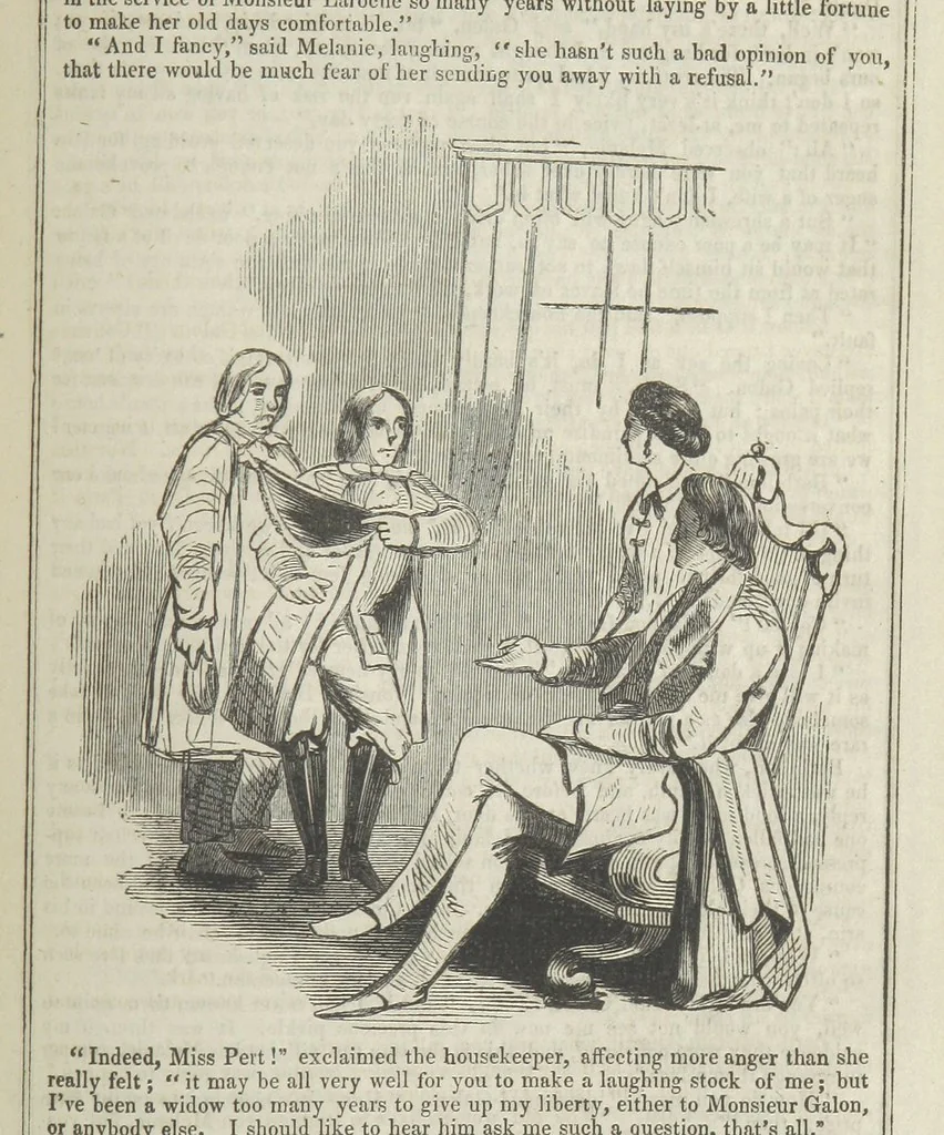 An illustration from Clarisse: or the Merchant's daughter. A romance, 1847, leaf 333
