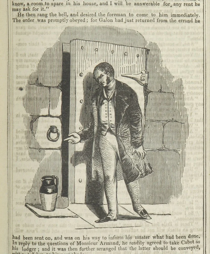 An illustration from Clarisse: or the Merchant's daughter. A romance, 1847, leaf 341