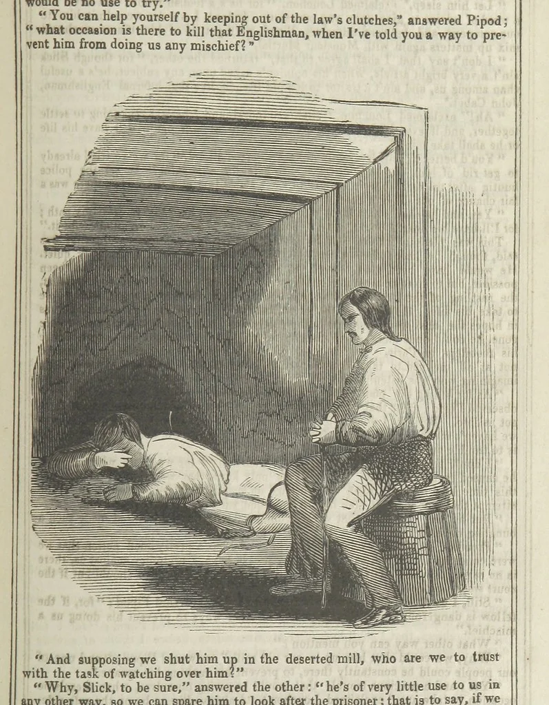 An illustration from Clarisse: or the Merchant's daughter. A romance, 1847, leaf 349